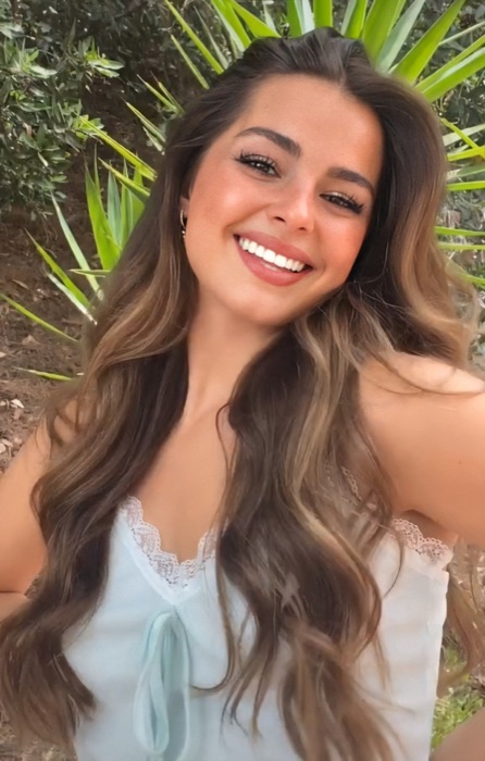 Addison Rae in Baby Blue