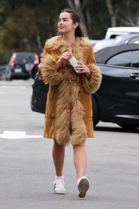 Addison Rae wearing Caramel