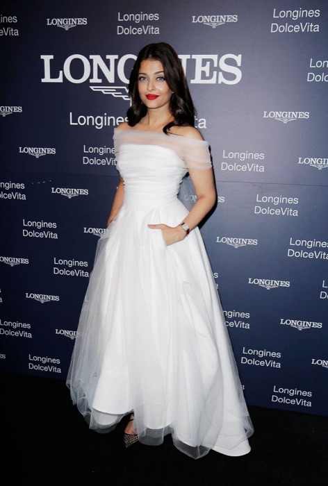 Aishwarya Rai wearing Pure White