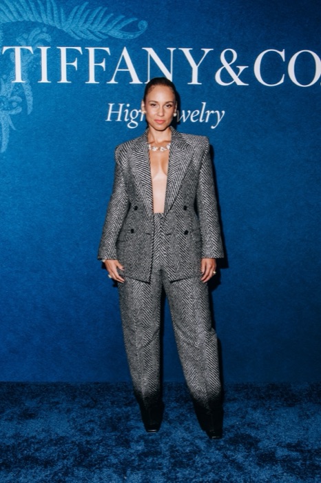 Alicia Keys in Pure Grey