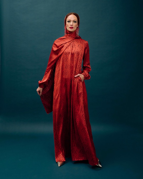 Alicia Keys wearing Burnt Orange