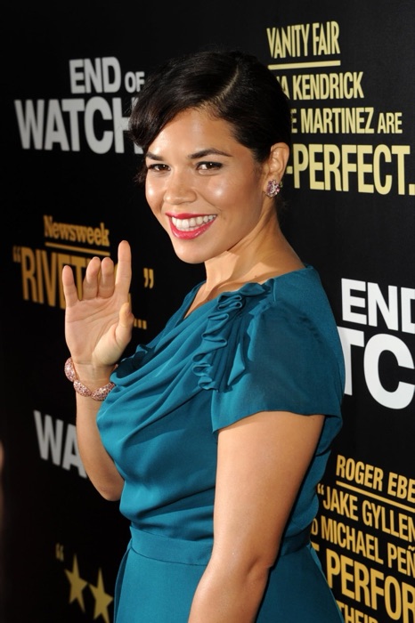 America Ferrera wearing Deep Teal