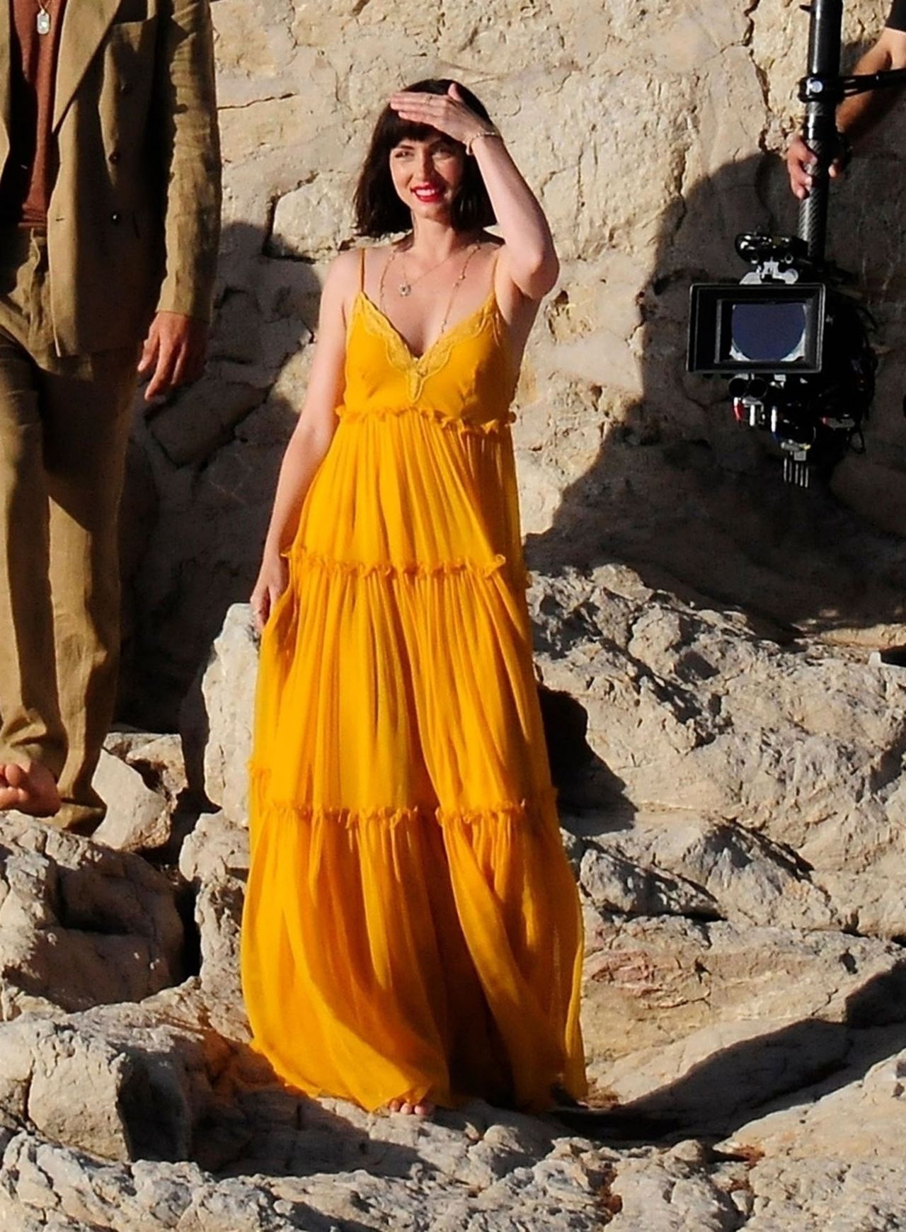 Ana de Armas wearing Marigold
