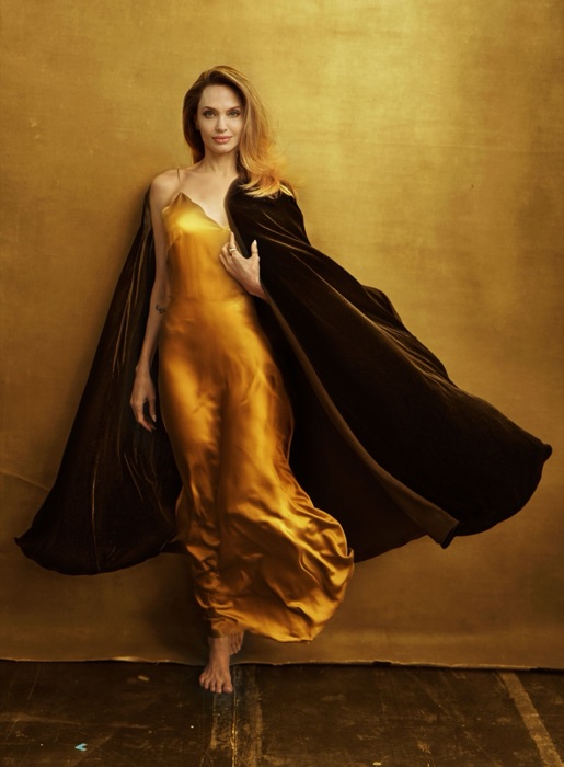 Angelina Jolie wearing Antique Gold