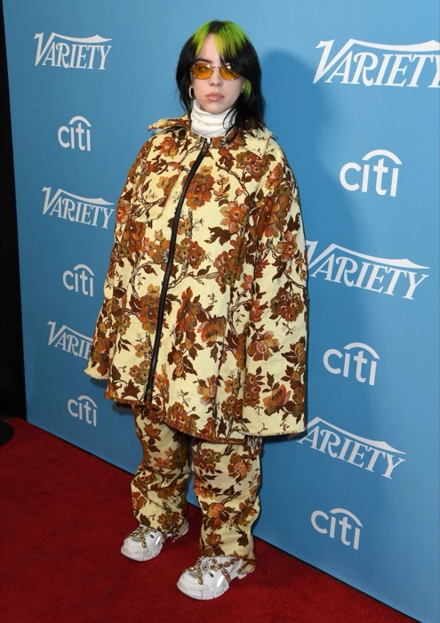 Billie Eilish in Honey Gold