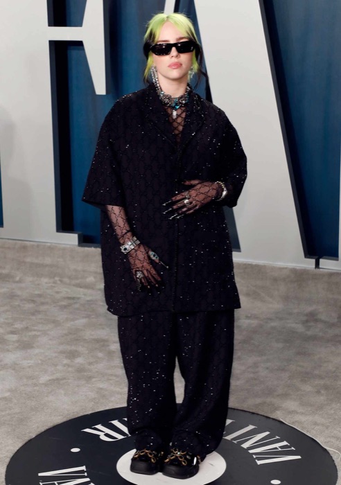 Billie Eilish wearing True Black