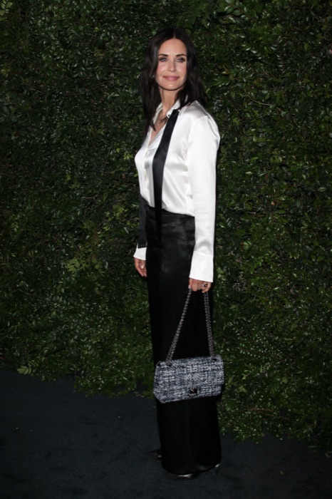 Courteney Cox wearing Pure White