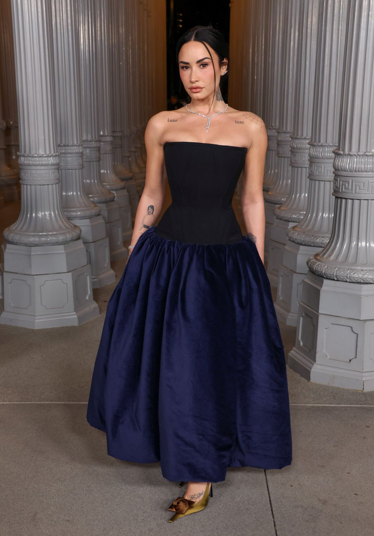 Demi Lovato wearing Sapphire