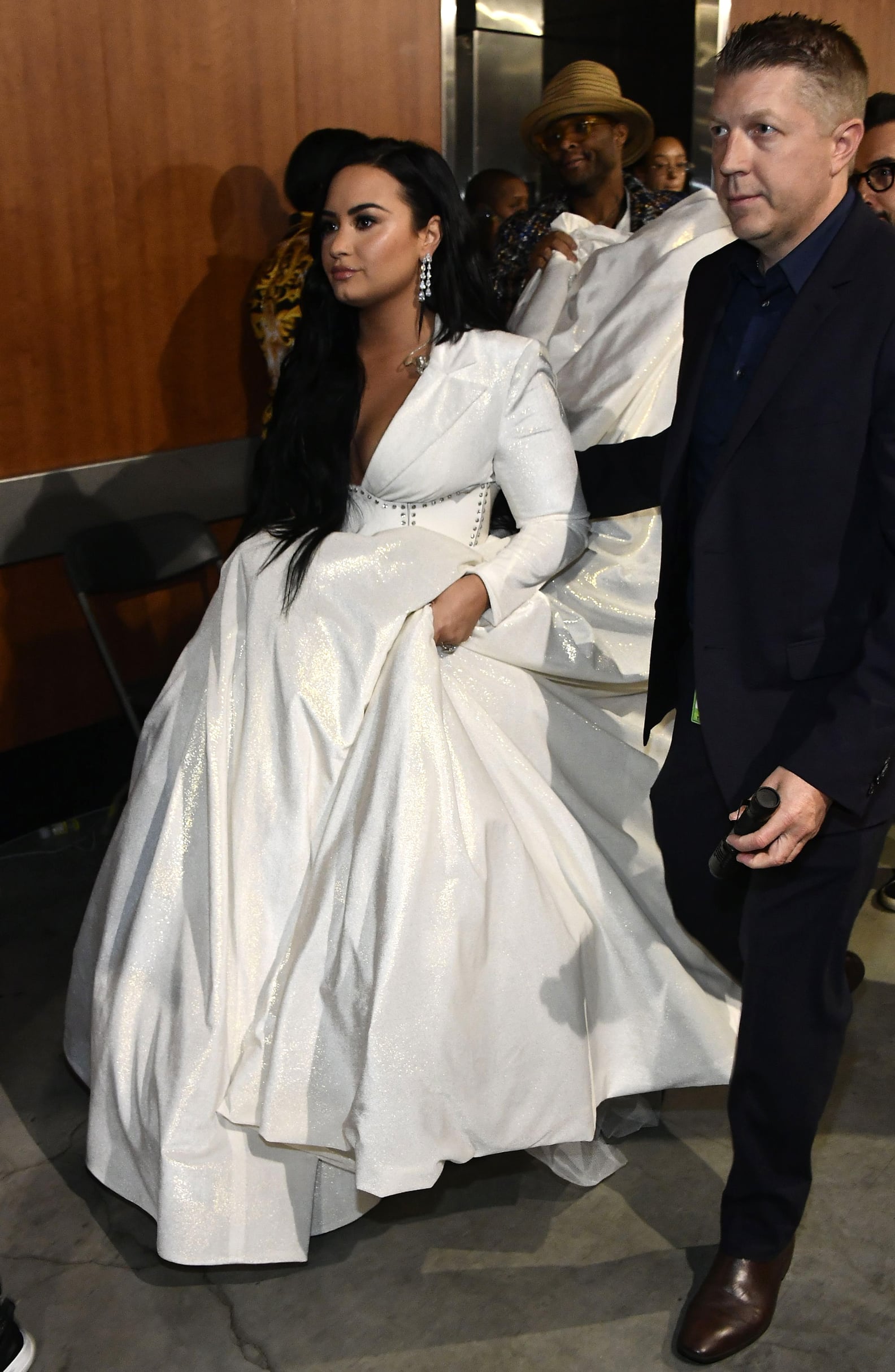 Demi Lovato wearing Pure White