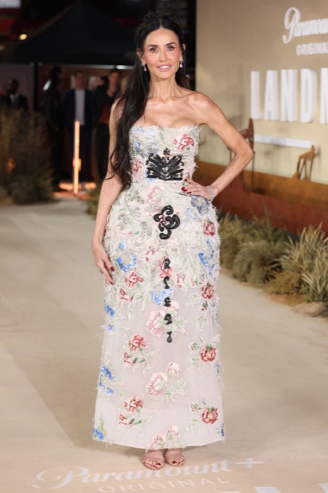 Demi Moore wearing Emerald