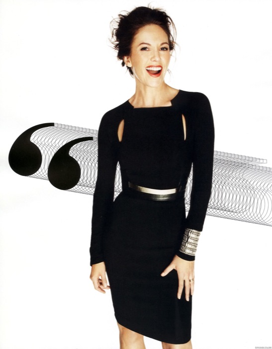 Diane Lane in Pure Black