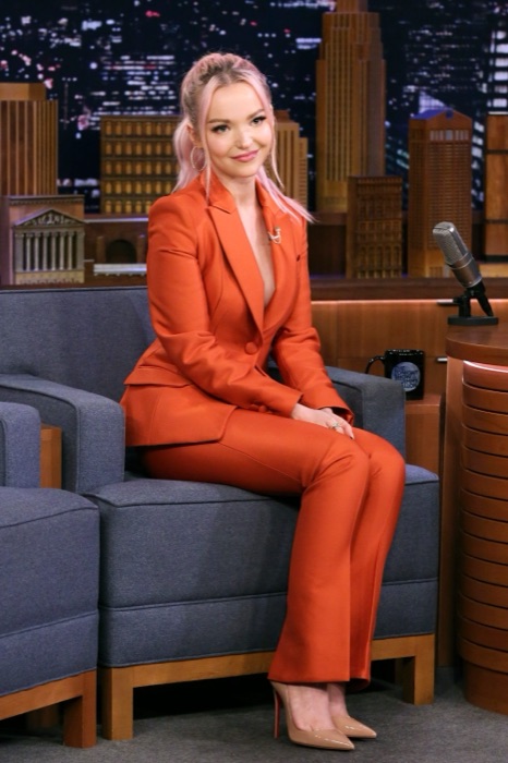Dove Cameron in Bright Orange