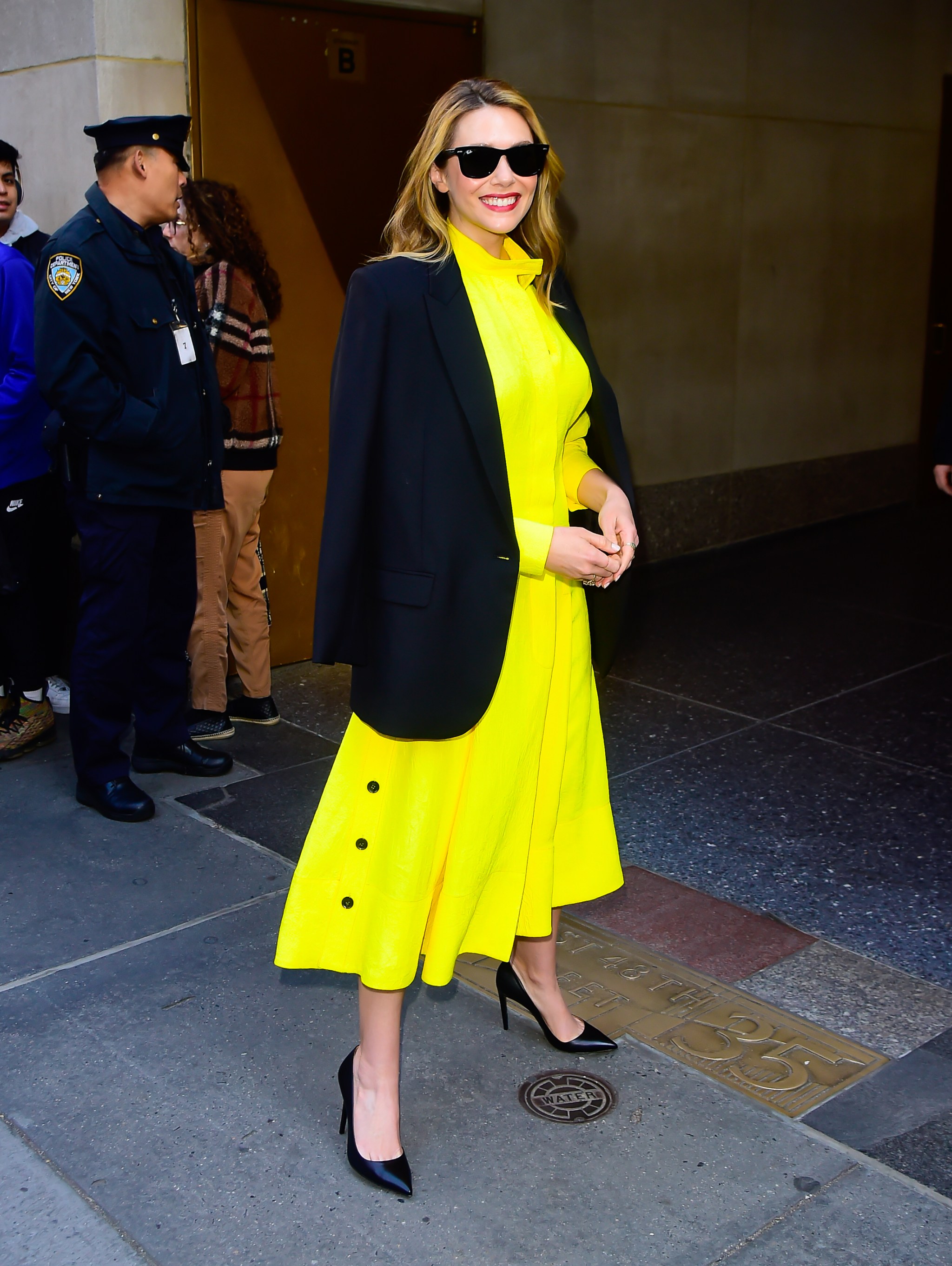 Elizabeth Olsen in Sunshine Yellow