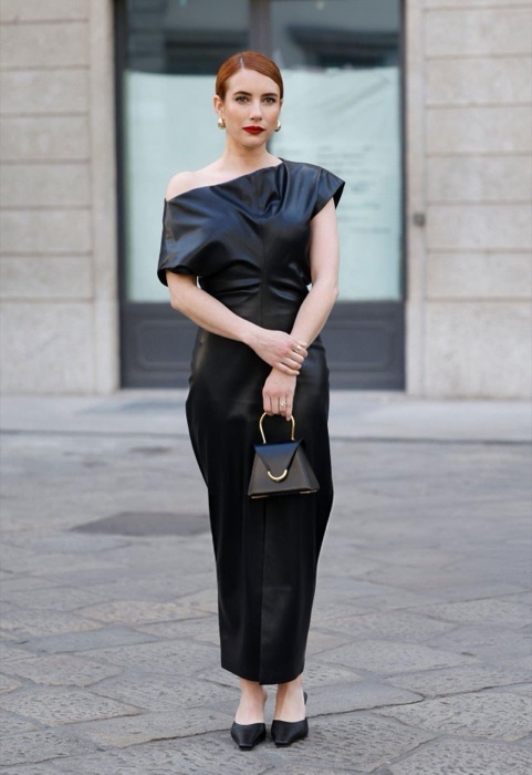 Emma Roberts in Pure Black