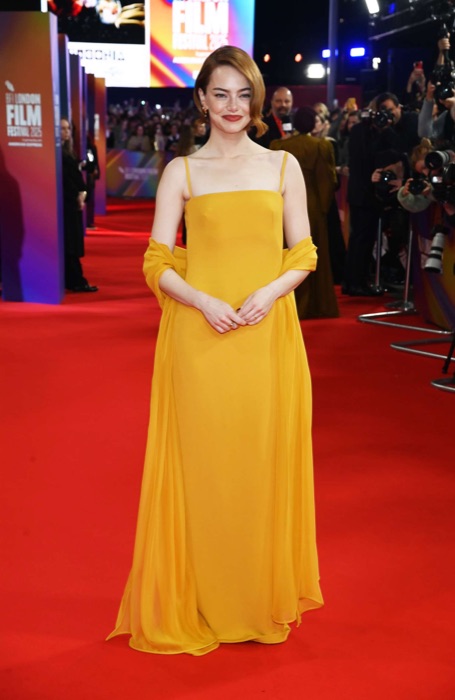 Emma Stone wearing Marigold
