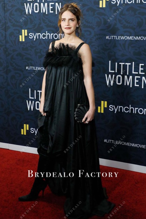 Emma Watson in Pure Black