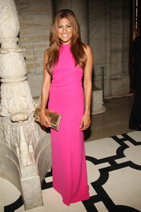 Eva Mendes in Hot Pink
