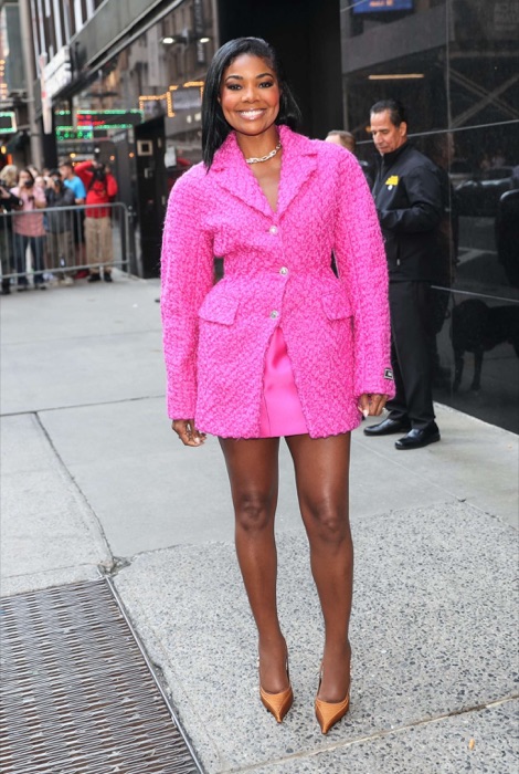 Gabrielle Union wearing Deep Teal