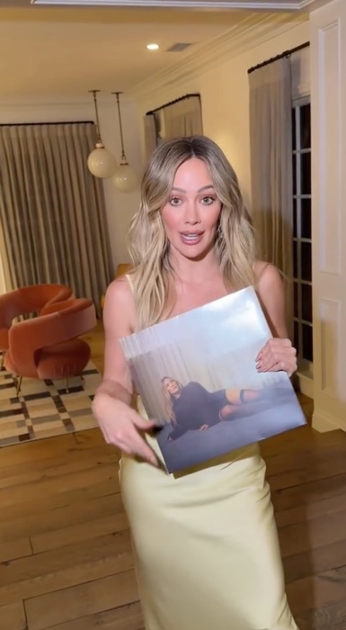 Hilary Duff wearing Soft Buttercup