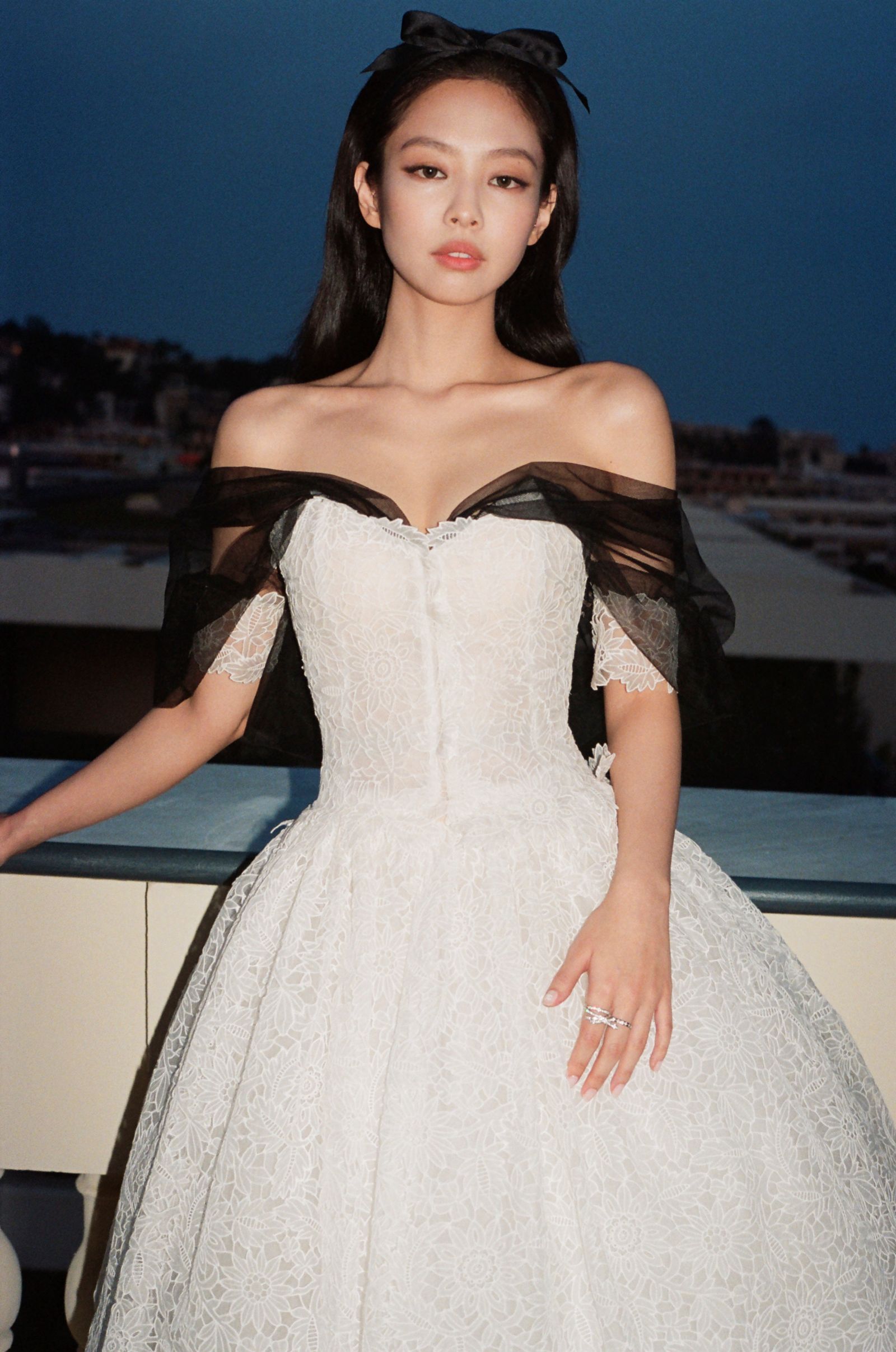 Jennie wearing Pure White