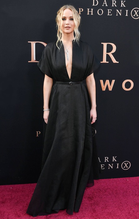 Jennifer Lawrence in Pure Black