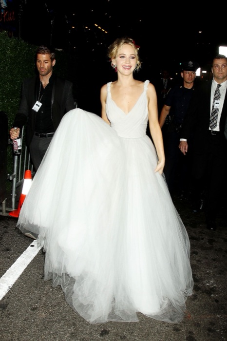 Jennifer Lawrence in Optic White