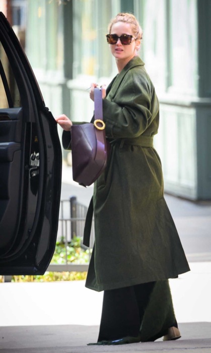 Jennifer Lawrence wearing Olive