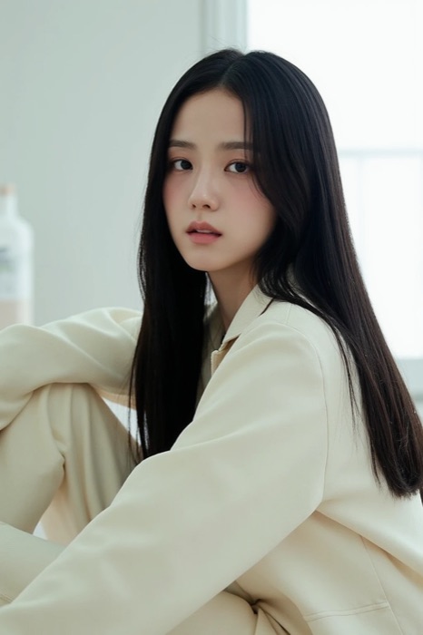 Jisoo in Warm Beige