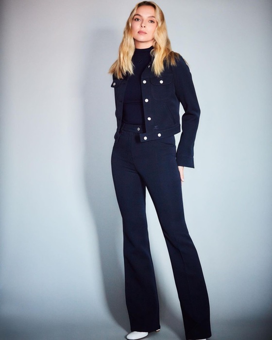 Jodie Comer in Charcoal Navy