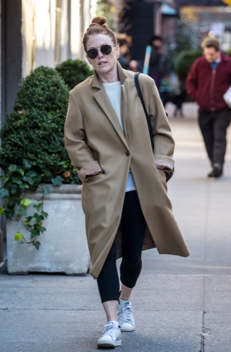 Julianne Moore wearing Camel