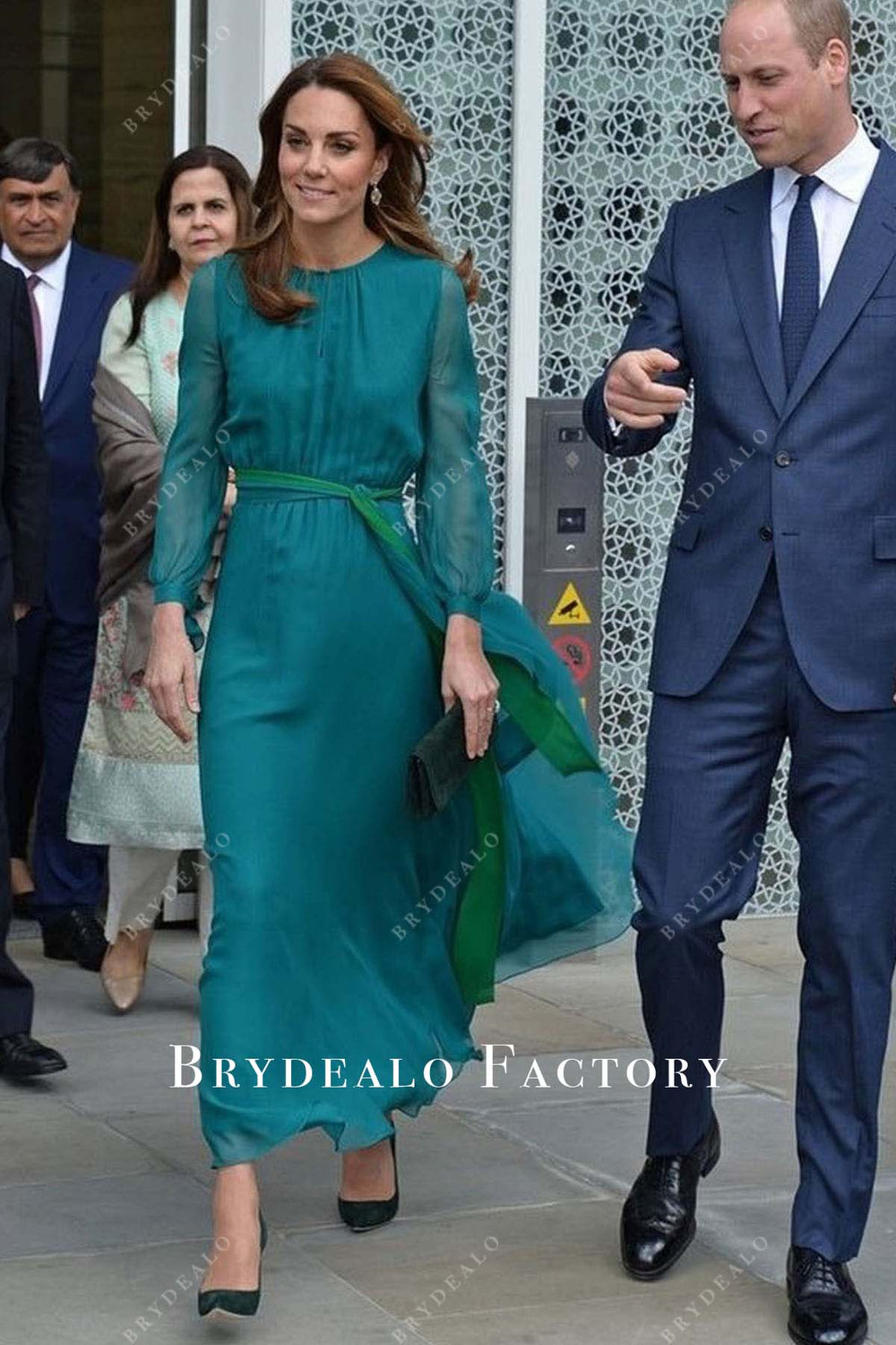 Kate Middleton wearing Deep Teal