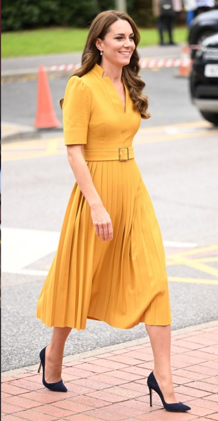 Kate Middleton wearing Marigold