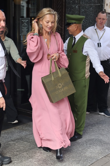 Kate Moss wearing Dusty Rose