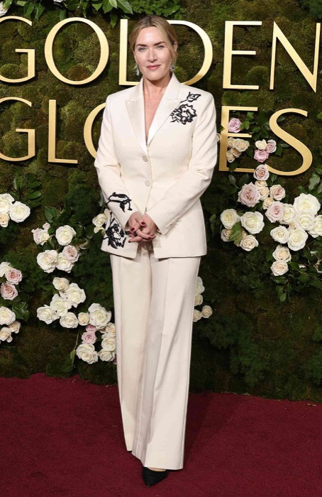 Kate Winslet wearing Cream Sand