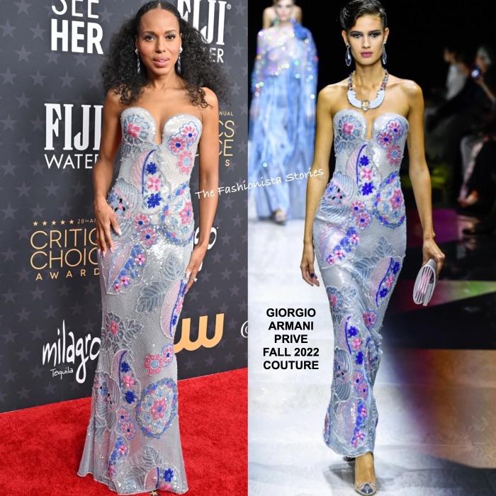 Kerry Washington wearing Antique Gold