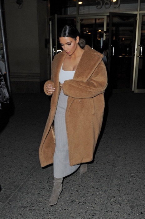 Kim Kardashian in Camel