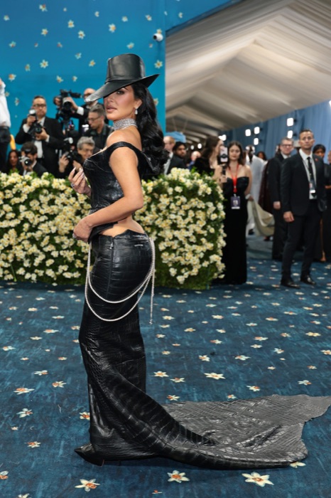 Kim Kardashian wearing True Black