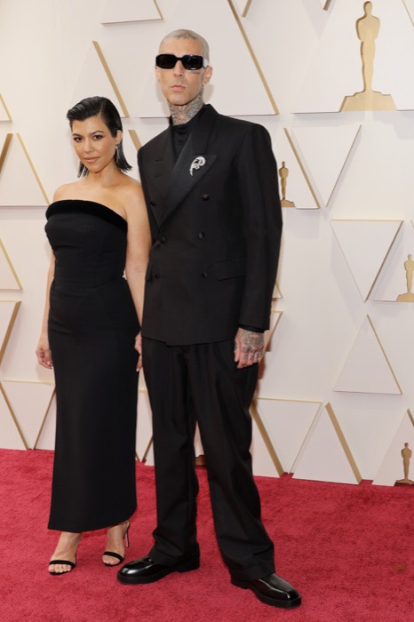 Kourtney Kardashian wearing Jet Black