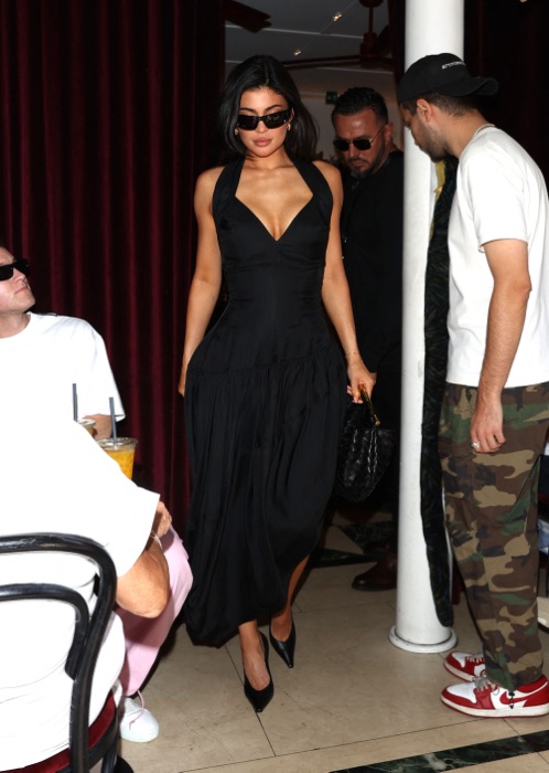 Kylie Jenner wearing Jet Black