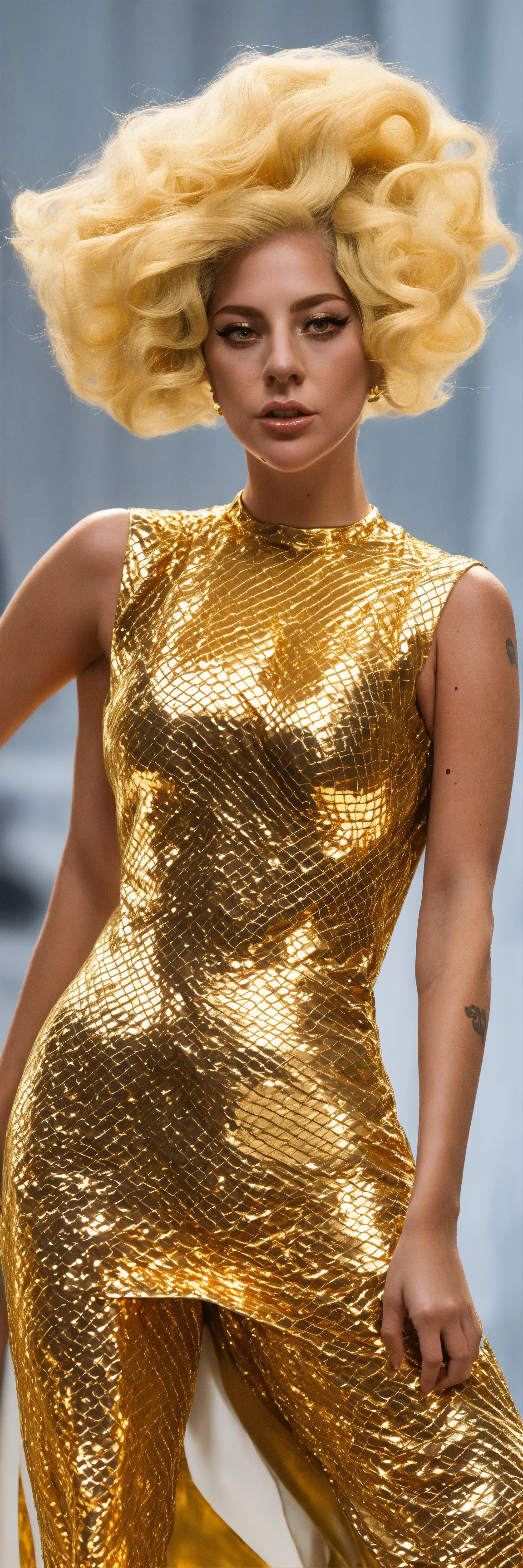 Lady Gaga in Honey Gold