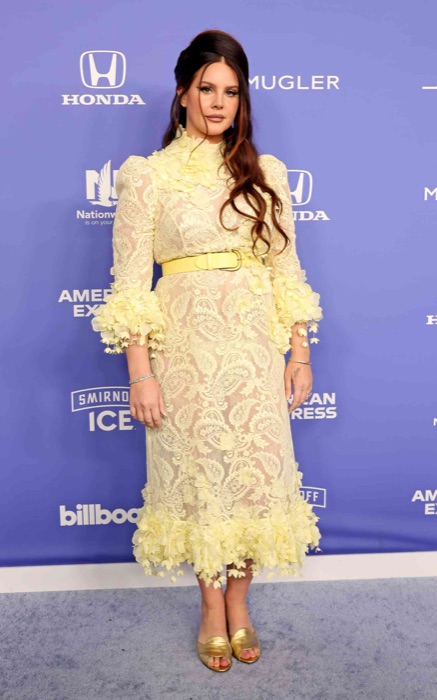 Lana Del Rey wearing Antique Gold