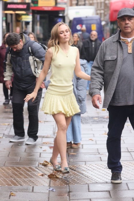 Lily-Rose Depp in Honey Gold