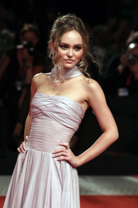 Lily-Rose Depp wearing Lilac Mist