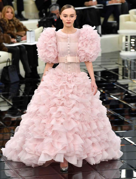 Lily-Rose Depp wearing Petal