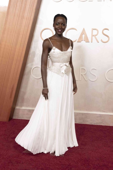 Lupita Nyong'o in Optic White