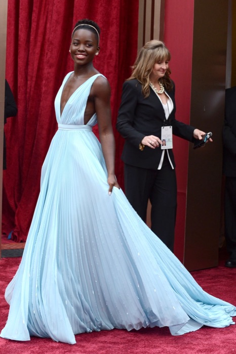 Lupita Nyong'o in Baby Blue