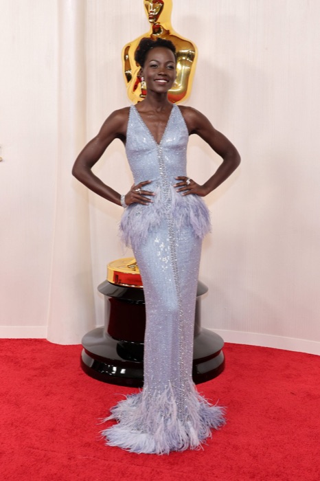 Lupita Nyong'o in Pure Grey