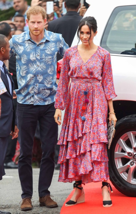 Meghan Markle in Hot Pink