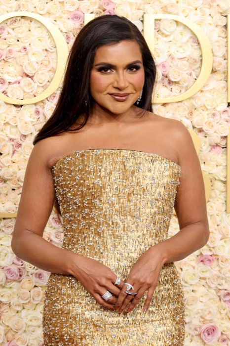 Mindy Kaling wearing Antique Gold