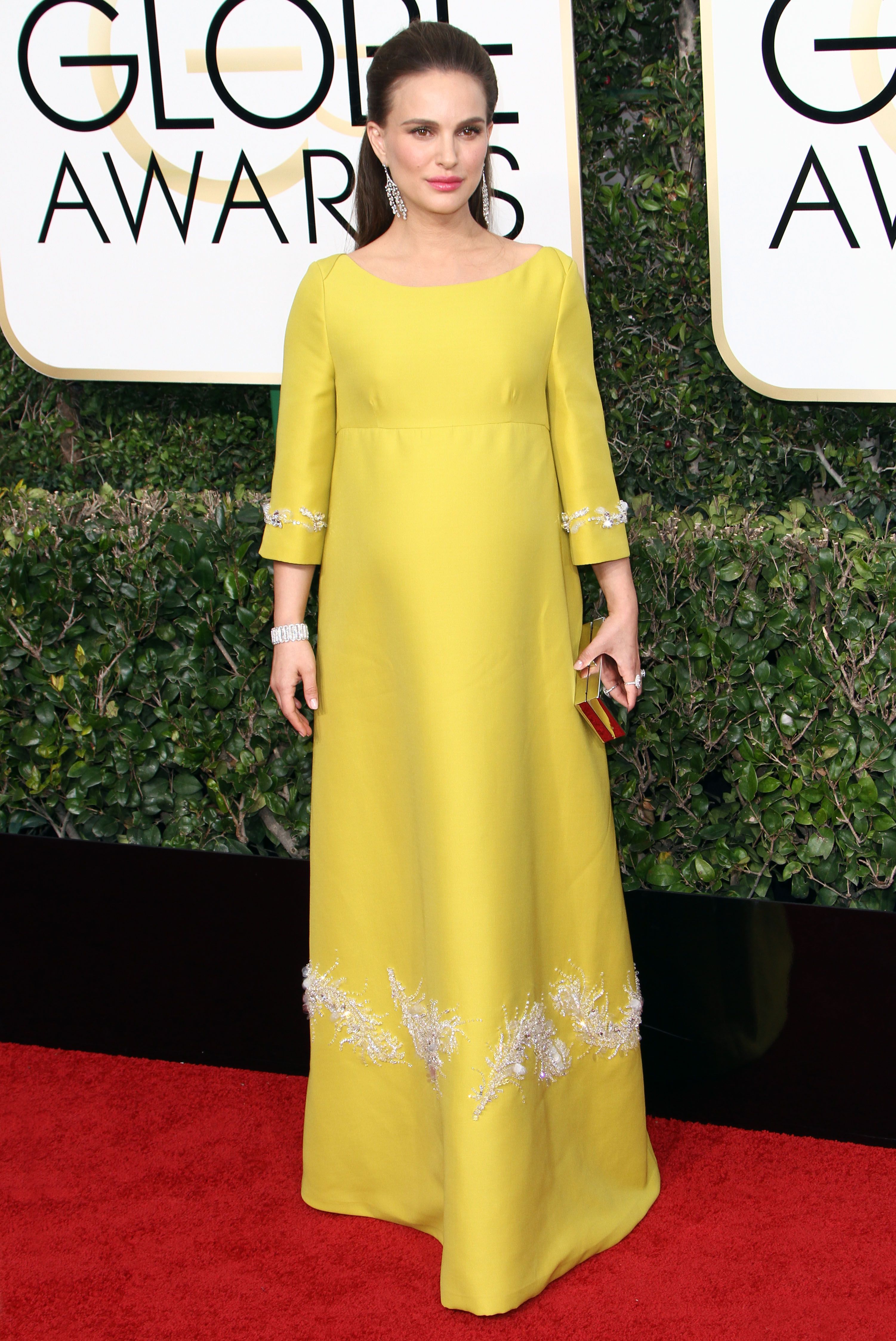Natalie Portman in Sunflower Yellow